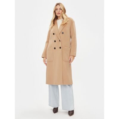 MAX&Co. Vlnený kabát Elemento 70140523 Béžová Relaxed Fit Ženy MAX&Co. Vlnený kabát Elemento 70140523 Béžová Relaxed Fit Ženy