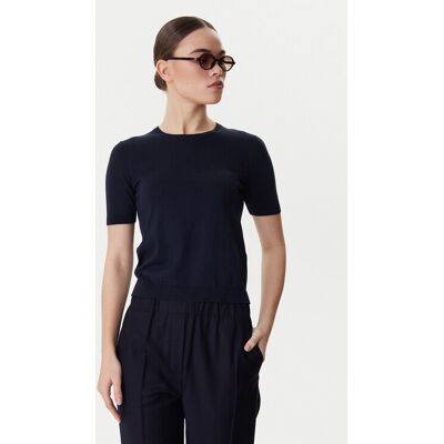 Weekend Max Mara Tričko Gabarra 2615361081 Tmavomodrá Slim Fit Ženy Weekend Max Mara Tričko Gabarra 2615361081 Tmavomodrá Slim Fit Ženy