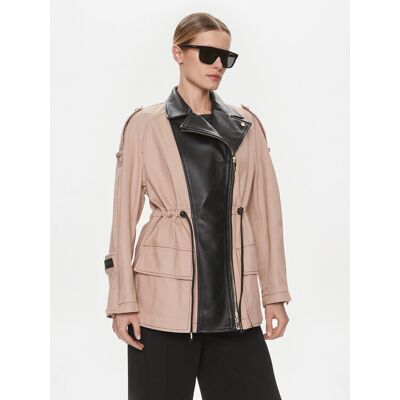 Pinko Parka Plutone 103002 A1NH Béžová Regular Fit Ženy Pinko Parka Plutone 103002 A1NH Béžová Regular Fit Ženy