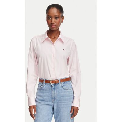 Tommy Hilfiger Košeľa Summer WW0WW51155 Svetloružová Regular Fit Ženy Tommy Hilfiger Košeľa Summer WW0WW51155 Svetloružová Regular Fit Ženy