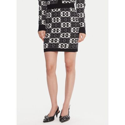 PINKO Mini sukňa Bang Bang 106040 A2YD Čierna Slim Fit Ženy PINKO Mini sukňa Bang Bang 106040 A2YD Čierna Slim Fit Ženy