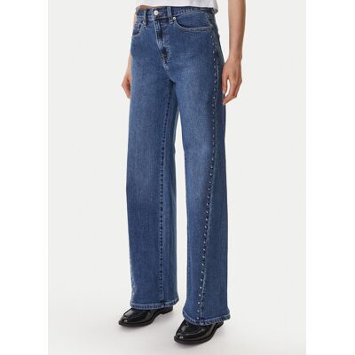 DKNY Džínsy DJ6M4228 Modrá Wide Leg Ženy DKNY Džínsy DJ6M4228 Modrá Wide Leg Ženy