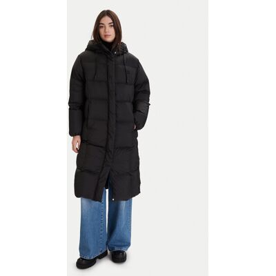 HUGO Vatovaná bunda Fini-3 50546355 Čierna Regular Fit Ženy HUGO Vatovaná bunda Fini-3 50546355 Čierna Regular Fit Ženy