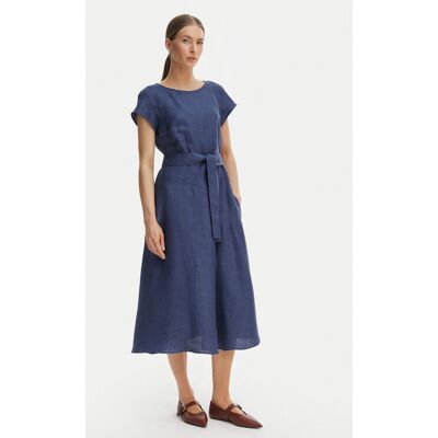 Weekend Max Mara Letné šaty Esordio 2615221052 Tmavomodrá Regular Fit Ženy Weekend Max Mara Letné šaty Esordio 2615221052 Tmavomodrá Regular Fit Ženy