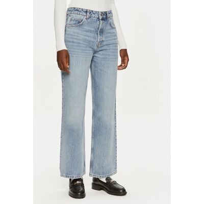 Hugo Džínsy 937_8 50519527 Modrá Straight Fit Ženy Hugo Džínsy 937_8 50519527 Modrá Straight Fit Ženy