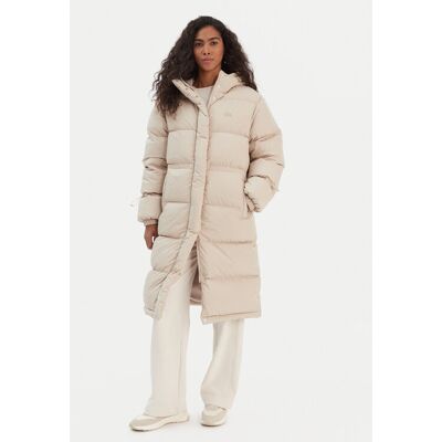 Lacoste Zimné bundy BF2614 Béžová Regular Fit Ženy Lacoste Zimné bundy BF2614 Béžová Regular Fit Ženy