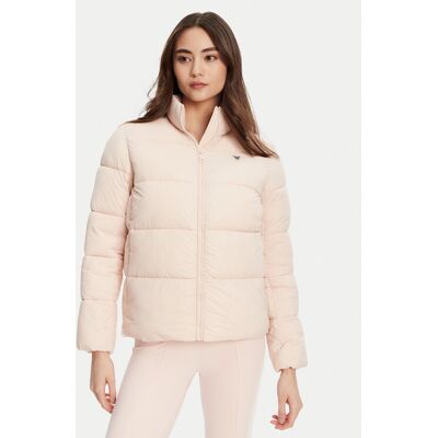 Guess Zimné bundy V4YL03 WFUD0 Ružová Regular Fit Ženy Guess Zimné bundy V4YL03 WFUD0 Ružová Regular Fit Ženy