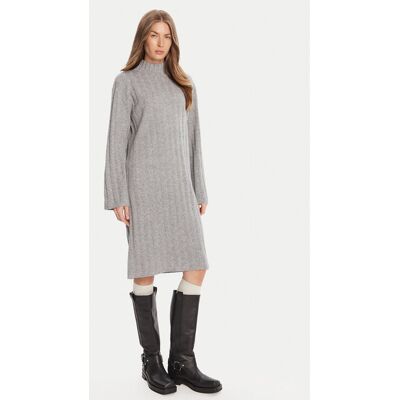 Barbour Úpletové šaty Sophia LDR0939GY71 Sivá Regular Fit Ženy Barbour Úpletové šaty Sophia LDR0939GY71 Sivá Regular Fit Ženy