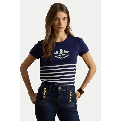 LAUREN RALPH LAUREN Tričko 200B21056001 Tmavomodrá Relaxed Fit Ženy LAUREN RALPH LAUREN Tričko 200B21056001 Tmavomodrá Relaxed Fit Ženy