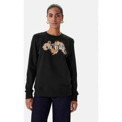 Versace Jeans Couture Mikina 80HAIE02 CF00E Čierna Regular Fit Ženy Versace Jeans Couture Mikina 80HAIE02 CF00E Čierna Regular Fit Ženy