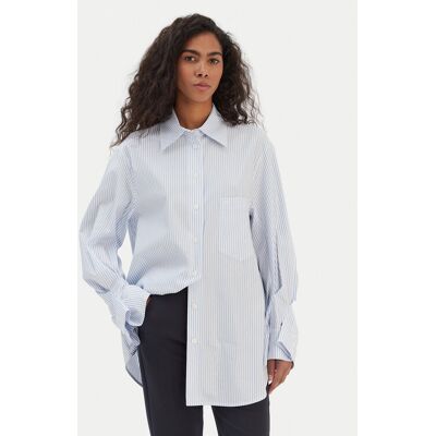 JOOP! Košeľa Benice 30100734 Modrá Relaxed Fit Ženy JOOP! Košeľa Benice 30100734 Modrá Relaxed Fit Ženy