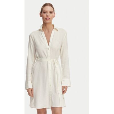 Emporio Armani Košeľové šaty EW000817 AF20252 U1131 Biela Ženy Emporio Armani Košeľové šaty EW000817 AF20252 U1131 Biela Ženy