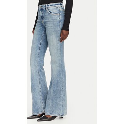 HUGO Džínsy Gelissa 50568888 Modrá Bootcut Fit Ženy HUGO Džínsy Gelissa 50568888 Modrá Bootcut Fit Ženy