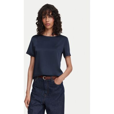 Weekend Max Mara Blúzka Gilbert 2625946041 Tmavomodrá Regular Fit Ženy Weekend Max Mara Blúzka Gilbert 2625946041 Tmavomodrá Regular Fit Ženy