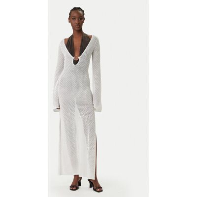 Bardot Plážové šaty Bryn 60326DB Biela Regular Fit Ženy Bardot Plážové šaty Bryn 60326DB Biela Regular Fit Ženy