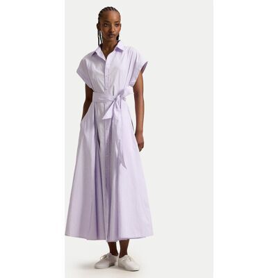 Polo Ralph Lauren Košeľové šaty 211A96363002 Fialová Regular Fit Ženy Polo Ralph Lauren Košeľové šaty 211A96363002 Fialová Regular Fit Ženy