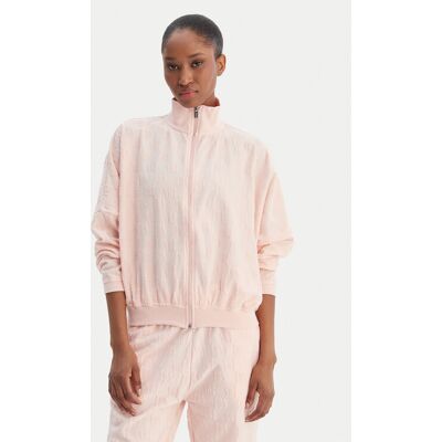 HUGO Mikina Monogram 50556831 Svetloružová Regular Fit Ženy HUGO Mikina Monogram 50556831 Svetloružová Regular Fit Ženy