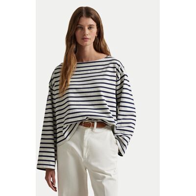 Polo Ralph Lauren Blúzka 211959103004 Tmavomodrá Relaxed Fit Ženy Polo Ralph Lauren Blúzka 211959103004 Tmavomodrá Relaxed Fit Ženy