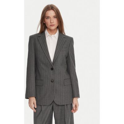 Tommy Hilfiger Sako WW0WW48262 Sivá Relaxed Fit Ženy Tommy Hilfiger Sako WW0WW48262 Sivá Relaxed Fit Ženy
