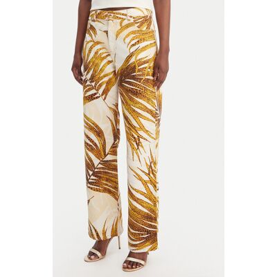 Just Cavalli Džínsy 80PAB5L8 CESCB Écru Loose Fit Ženy Just Cavalli Džínsy 80PAB5L8 CESCB Écru Loose Fit Ženy