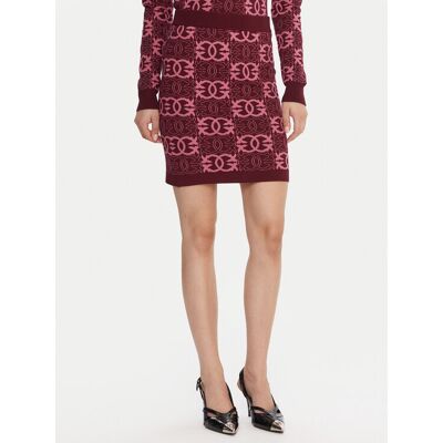 PINKO Mini sukňa Bang Bang 106040 A2YD Bordová Slim Fit Ženy PINKO Mini sukňa Bang Bang 106040 A2YD Bordová Slim Fit Ženy