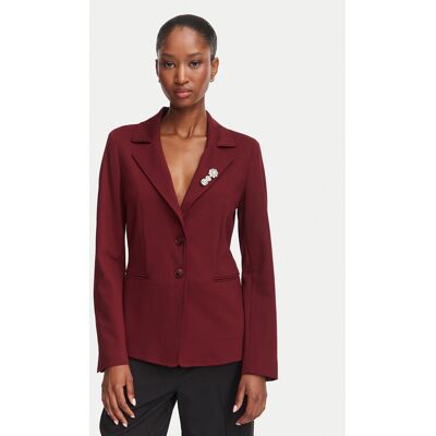Marella Sako Gommoso 2623916034 Bordová Slim Fit Ženy Marella Sako Gommoso 2623916034 Bordová Slim Fit Ženy