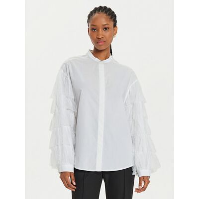TWINSET Košeľa 241TP2140 Biela Loose Fit Ženy TWINSET Košeľa 241TP2140 Biela Loose Fit Ženy