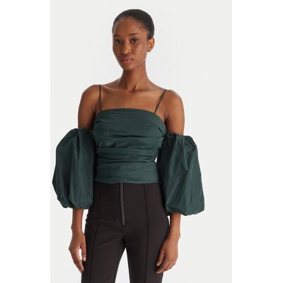 PINKO Blúzka Pallottoliere 105552 Y3LE Zelená Regular Fit Ženy PINKO Blúzka Pallottoliere 105552 Y3LE Zelená Regular Fit Ženy
