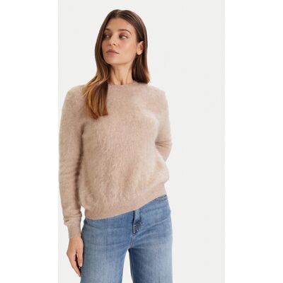 ViCOLO Sveter 22066F Béžová Regular Fit Ženy ViCOLO Sveter 22066F Béžová Regular Fit Ženy