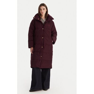 Tommy Hilfiger Vatovaná bunda WW0WW47279 Bordová Relaxed Fit Ženy Tommy Hilfiger Vatovaná bunda WW0WW47279 Bordová Relaxed Fit Ženy