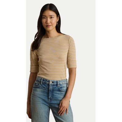 LAUREN RALPH LAUREN Blúzka Judy 200P13919003 Béžová Regular Fit Ženy LAUREN RALPH LAUREN Blúzka Judy 200P13919003 Béžová Regular Fit Ženy