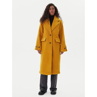 Vero Moda Zimný kabát Anny Jolie 10333555 Žltá Regular Fit Ženy Vero Moda Zimný kabát Anny Jolie 10333555 Žltá Regular Fit Ženy