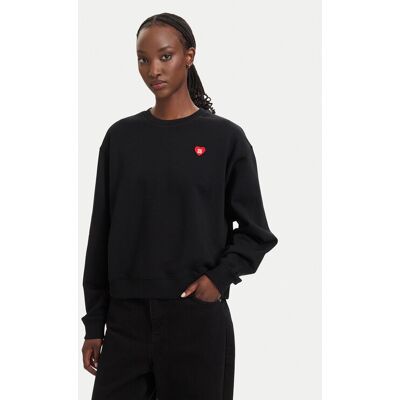 HUGO Mikina Deroxina 7 50555808 Čierna Relaxed Fit Ženy HUGO Mikina Deroxina 7 50555808 Čierna Relaxed Fit Ženy