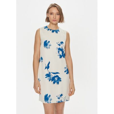 Calvin Klein Letné šaty K20K207038 Biela Regular Fit Ženy Calvin Klein Letné šaty K20K207038 Biela Regular Fit Ženy