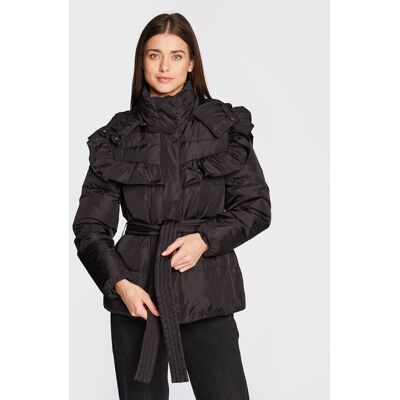 Bruuns Bazaar Vatovaná bunda Down Lenina BBW2992 Čierna Regular Fit Ženy Bruuns Bazaar Vatovaná bunda Down Lenina BBW2992 Čierna Regular Fit Ženy