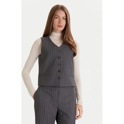 Tommy Hilfiger Vesta WW0WW46661 Sivá Regular Fit Ženy Tommy Hilfiger Vesta WW0WW46661 Sivá Regular Fit Ženy