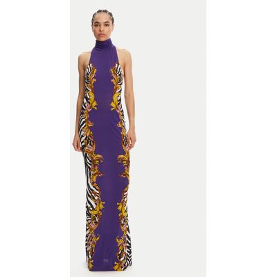 Versace Jeans Couture Večerné šaty 78HAO9P5 Fialová Slim Fit Ženy Versace Jeans Couture Večerné šaty 78HAO9P5 Fialová Slim Fit Ženy