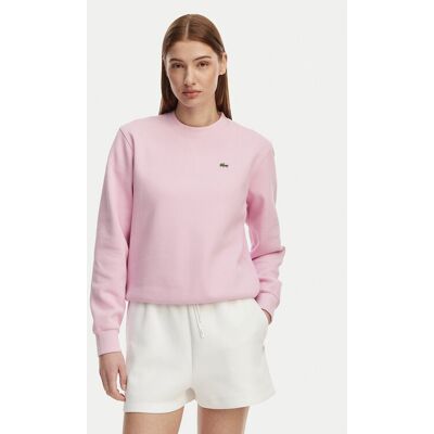 Lacoste Mikina SF5245 Svetloružová Relaxed Fit Ženy Lacoste Mikina SF5245 Svetloružová Relaxed Fit Ženy