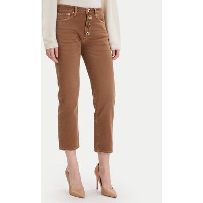 ViCOLO Džínsy DF5056 Hnedá Regular Fit Ženy ViCOLO Džínsy DF5056 Hnedá Regular Fit Ženy