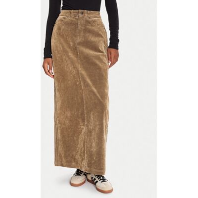 adidas Maxi sukňa Adibreak JY2397 Hnedá Regular Fit Ženy adidas Maxi sukňa Adibreak JY2397 Hnedá Regular Fit Ženy