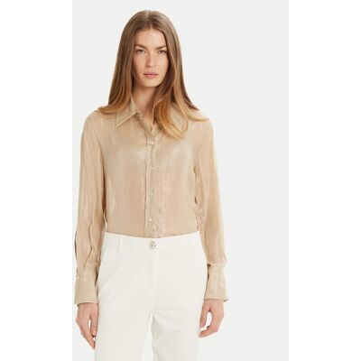 Marella Košeľa Sedile 2513111011 Zlatá Regular Fit Ženy Marella Košeľa Sedile 2513111011 Zlatá Regular Fit Ženy