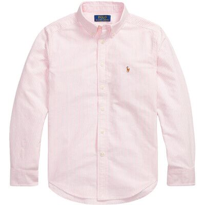 Polo Ralph Lauren Košeľa 323A12752002 Ružová Regular Fit Deti Polo Ralph Lauren Košeľa 323A12752002 Ružová Regular Fit Deti