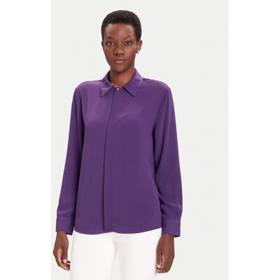 Liu Jo Košeľa MF5147 T4241 Fialová Regular Fit Ženy Liu Jo Košeľa MF5147 T4241 Fialová Regular Fit Ženy
