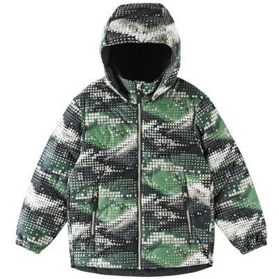 Reima Vatovaná bunda Fossila 5100058C Zelená Regular Fit Deti Reima Vatovaná bunda Fossila 5100058C Zelená Regular Fit Deti