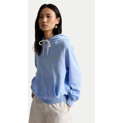 Polo Ralph Lauren Mikina 211971691503 Svetlo modrá Relaxed Fit Ženy Polo Ralph Lauren Mikina 211971691503 Svetlo modrá Relaxed Fit Ženy
