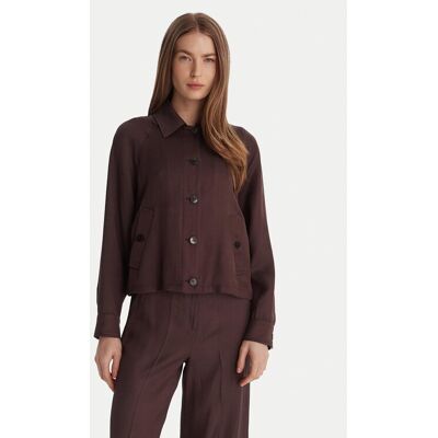 Marella Košeľa Baia1 2615191051 Hnedá Regular Fit Ženy Marella Košeľa Baia1 2615191051 Hnedá Regular Fit Ženy