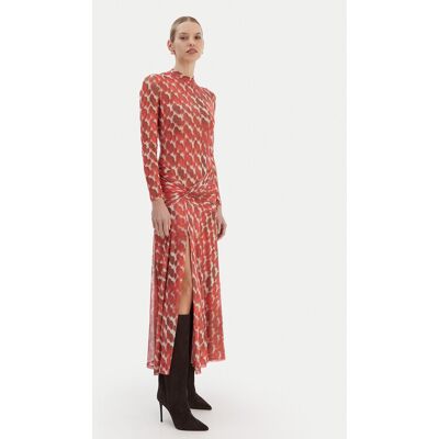 Bardot Každodenné šaty Lea 58853DB9 Červená Slim Fit Ženy Bardot Každodenné šaty Lea 58853DB9 Červená Slim Fit Ženy