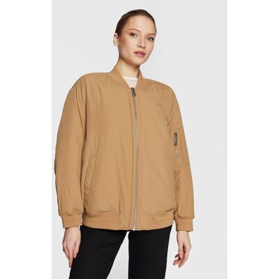 Calvin Klein Bundy bomber K20K205001 Hnedá Relaxed Fit Ženy Calvin Klein Bundy bomber K20K205001 Hnedá Relaxed Fit Ženy