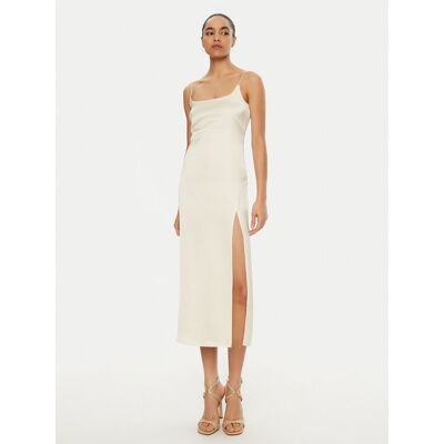 JACQUEMUS Koktejlové šaty 24E241DR100 Écru Regular Fit Ženy JACQUEMUS Koktejlové šaty 24E241DR100 Écru Regular Fit Ženy