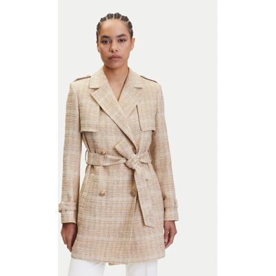 Marciano Guess Prechodný kabát 5YGL00 7302A Béžová Regular Fit Ženy Marciano Guess Prechodný kabát 5YGL00 7302A Béžová Regular Fit Ženy